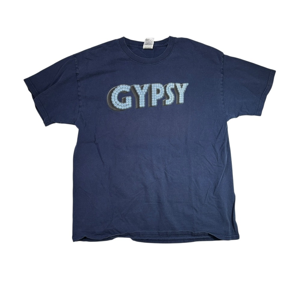 Vintage Gypsy Patti Lupone Broadway Musical T Shirt Size XL Blue‎